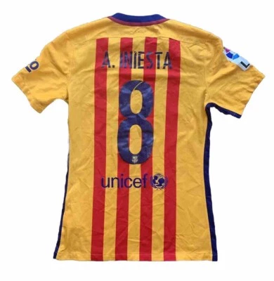 Camiseta alternativa Andres Iniesta 739659-740 iniesta Barcelona masculina S (falha) - Imagem 1 de 4