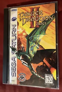 Panzer Dragoon 2 II Zwei - 1996 Authentic Sega Saturn - Complete w/ REG CARD - Picture 1 of 11