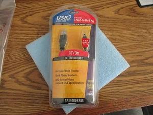 Belkin Modèle: F3u138-10 Usb2 Haute Vitesse Câble 3m/3m. Neuf Stock Ancien < - Picture 1 of 1