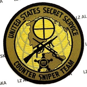 U.S. SECRET SERVICE COUNTER SNIPER TEAM SUBDUED (GREEN) PATCH (PD12) - Bild 1 von 3