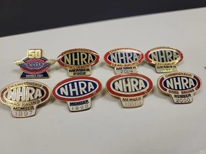 NHRA Original 1997-2005 Championship Drag Racing Member Hat/Lapel Pins - Picture 1 of 6