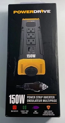 Powerdrive PWD150S 150 Watt Power Strip Inverter - Image 1 of 3