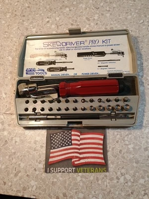 SPEC TOOLS ~ SCREWDRIVER PRO KIT ~ MANUAL/POWER DRIVEN W/ CASE - OPEN PACKAGE  - Image 1 of 4