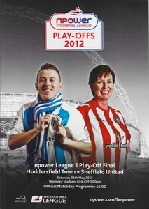 HUDDERSFIELD TOWN V SHEFFIELD UNITED ~ LEAGUE 1 PLAY OFF FINAL ~ 26 MAY 2012 - Picture 1 of 1