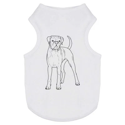 'Standing Boxer Dog' Pet Dog / Cat T-Shirt (PT040101) - Image 1 of 4