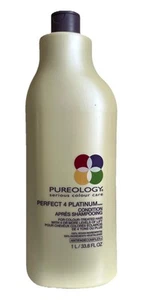 Pureology Perfect 4 Platinum Conditioner 33.8 oz / 1-Liter CRACKED CAP - Picture 1 of 2