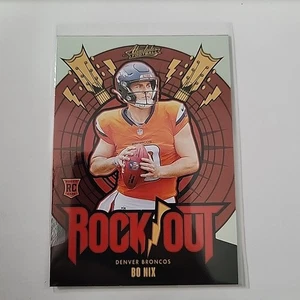 2024 Absolute Bo Nix Rock Out RC Rookie #RO-BNX Broncos - Foto 1 di 2