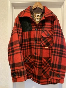 Vintage Bob Allen Shooting Wollmantel gesteppt Buffalo kariert XL USA Righty Barn Chores - Bild 1 von 18