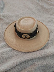 Palm Leaf Hat The Hatman Size 7 1/4 - Picture 1 of 5
