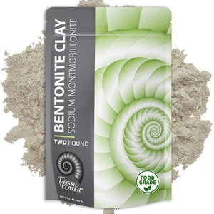 Bentonite Clay Food Grade Powder 2 Lb – Natural Heavy Metal Detox & Pore Clea... - Picture 1 of 9