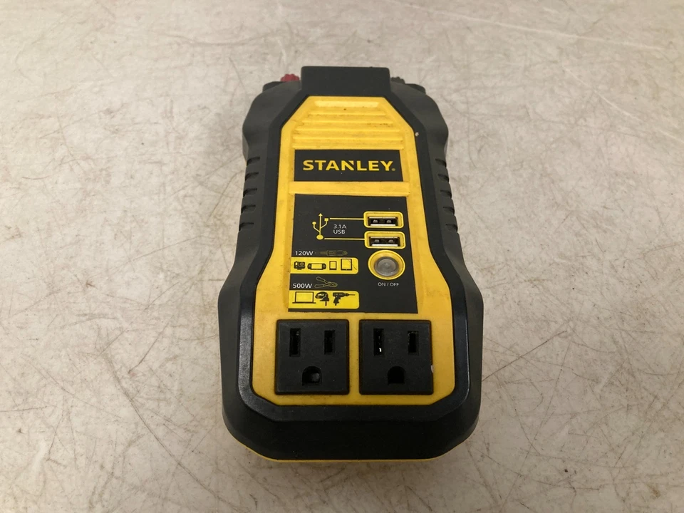 STANLEY PI500S Inversor de Potencia 500W Convertidor de Coche Foto 1 de 4