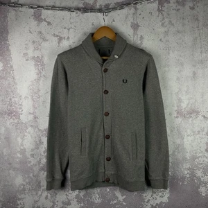 Vintage Fred Perry Cardigan Long Sleeve Men’s Luxury Y2K Classic Rare Size M - Picture 1 of 6