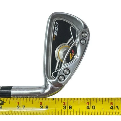 TaylorMade r7 CGB Max 4 Hierro REAX SuperRápido Negro Acero 90 Eje R Flex Hombres R/H Foto 1 de 4