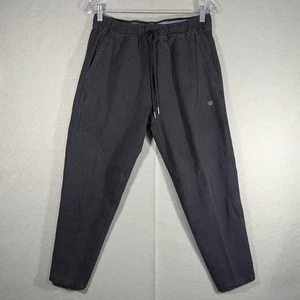 Mack Weldon Pants Mens Medium Black Joggers Drawstring Athletic Tapered Pockets - Picture 1 of 11