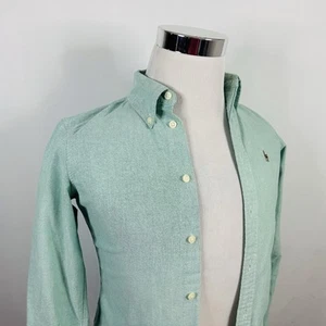 Polo Ralph Lauren XS Custom Fit Oxford Hemd Grün 100% Baumwolle Button Down - Bild 1 von 5