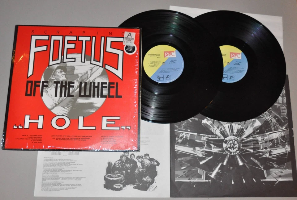 Foetus: off the wheel - hole [LIMITED +Bonus 5 Track 12"] PVC Rec 1984 2LP VINYL - Bild 1 von 1