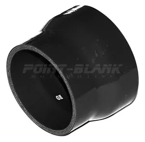 Silicone 5 to 4 Inch ID Straight Reducer - Black - Picture 1 of 1