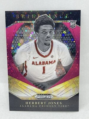 Herb Jones 2021 Prizm Draft Picks Pink Disco Brilliance Rookie 11/20 - Image 1 of 2