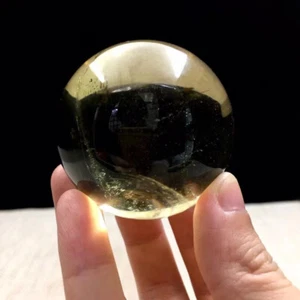 51mm AAA+ Natural Citrine Quartz Sphere Rainbow Crystal Ball Reiki Healing 190g - Picture 1 of 6