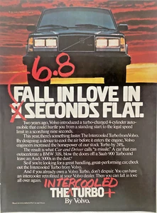 Volvo Intercooled Turbo Oldtimer 1983 Printanzeige - Bild 1 von 1