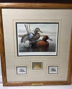 Migratory Waterfowl Stamp Print-1987-88 First Idaho- Robert Leslie #324 /1,744 - Picture 1 of 10