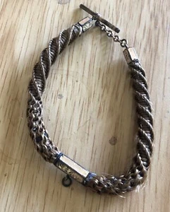 ANTICO OROLOGIO VITTORIANO LUTTO GIOIELLI CAPELLI INTRECCIATI - Foto 1 di 8