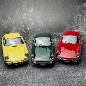 Kyosho 1:18 Porshe 911 (901) 1964 Diecast Modellauto Geschenke Display rot/gelb - Bild 1 von 26