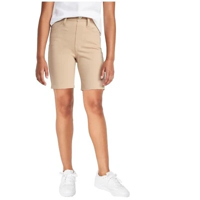 Girl's Super Stretch School Uniform Skinny Bermuda Shorts (Size: 4-20) FREE SHIP - Image 1 of 2
