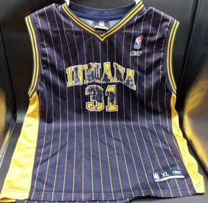 Reggie Miller Indiana Pacers Basketball NBA Reebok Jersey adult XL (18-20) - Picture 1 of 7