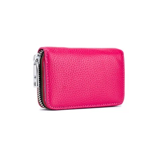 Mens Womens RFID Blocking Leather Wallet ID Credit Card Holder Zipper Purse - Picture 1 of 22