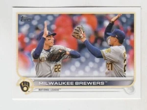 (10) LOTTO SQUADRA MILWAUKEE BREWERS 2022 TOPPS SERIE 2 #597 CHRISTIAN YELICH + - Foto 1 di 1
