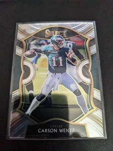 2020 Panini Select Concourse Carson Wentz Philadelphia Eagles #17 - Picture 1 of 2