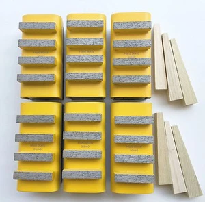 New 6PK 30/40 Hard Bond Diamond Grinding Blocks for EDCO,HUSQ.& General Grinders - Picture 1 of 4