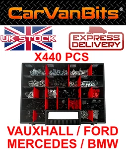 FOR FORD KUGA 2008-2020 MONDEO 00-22 FULL RIVET CLIP KIT FIXING CLIPS SCREWS SET - Picture 1 of 4