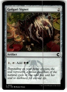1x Golgari Signet NM Eng MTG - Ravnica Clue Edition - Picture 1 of 2