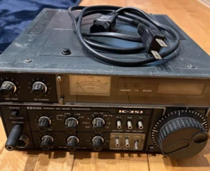 ICOM IC-351 Radio amateur amateur noir FM SSB CW 10W émetteur-récepteur tous modes Japon - Photo 1/7