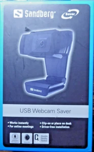 Webcam Kamera Sandberg USB Webcam Saver - Integrierte Micro-Glaslinse - Bild 1 von 1