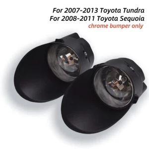 For 2007-2013 Toyota Tundra 2008-2011 Sequoia Fog Lights Front Bumper Lamps - Foto 1 di 9