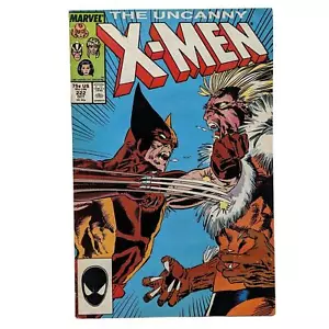 Uncanny X-Men Vol 1 #222 VF FN Marvel 1987 Direct Wolverine Sabretooth Marauders - Picture 1 of 4