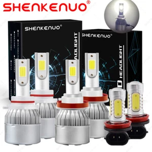 For Honda Pilot 2006-2018 Combo LED Headlight High Low Fog Light Bulbs Kit 6000K - Picture 1 of 12
