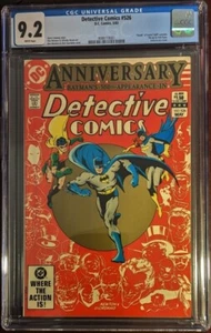 DC Detective Comics #526 CGC 9.2 (MAI 1983) Batman Jubiläumsausgabe weiße Seiten - Bild 1 von 8