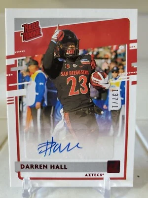 DARREN HALL 2021 Chronicles AUTOGRAPH Auto Rookie Card San Diego State CARDINALS - Image 1 of 2