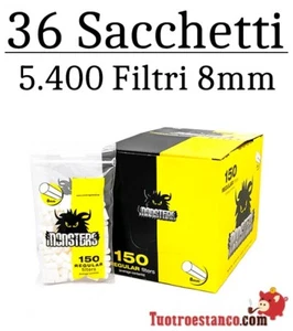 2 x Filtri Monster di 8 mm - 18 sacchetti da 150 filtri - Imagen 1 de 3