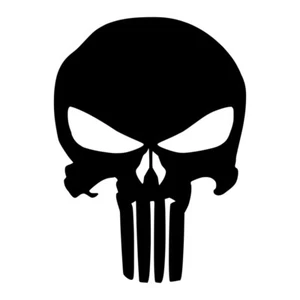 Punisher Logo Vinyl Decal Sticker Art Wall Home Various Colours - Picture 1 of 22