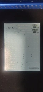 Delpi Decal Water Slide Decal For MG Hyaku Shiki Raise Cain - Holo - Picture 1 of 3