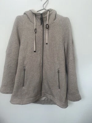 1 MADISON Expedition Jacket With Faux Fur Hood Tan Biege Women’s L Lined Soft - Image 1 of 4