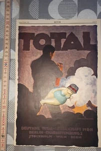 1921 ORIG. REKLAME TOTAL BERLIN CHAROLTTENBURG KRAFT AUTOMOBILCLUB BERLIN - Picture 1 of 2