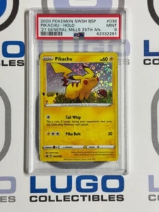 2020 Pokemon Promo General Mills 25. #039 Pikachu HOLO PSA 9 - Bild 1 von 2