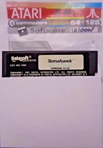 ATARI XL/XE & COMMODORE 64/128 -- TOMAHAWK (DATASOFT - DISCO) - Foto 1 di 3