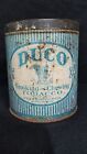 Vintage Duco Smoking And Chewing Tobacco Tin